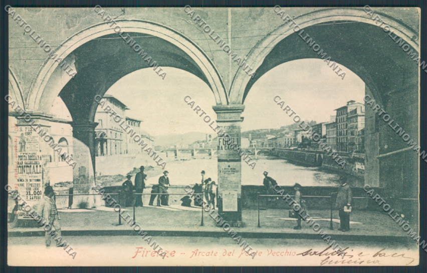 Firenze città Ponte Vecchio cartolina MQ3085 – fronte