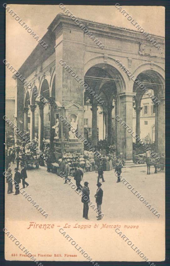 Firenze città Mercato Nuovo cartolina MQ3110 – fronte