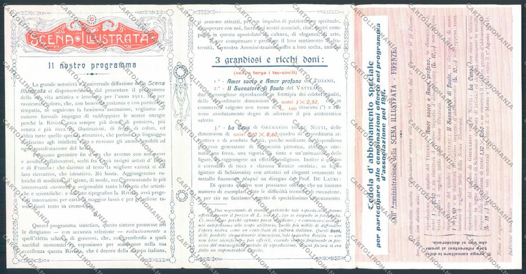 Firenze Commerciale Scena Illustrata cartolina MQ3117 – fronte