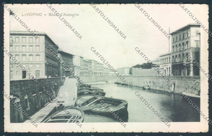 Livorno città PIEGHINE cartolina MQ3121 – fronte
