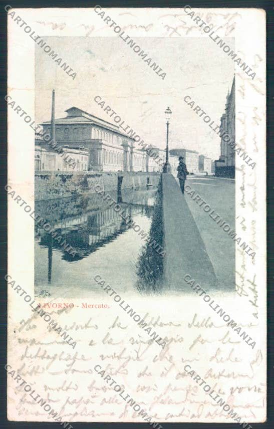 Livorno città PIEGATA cartolina MQ3126 – fronte