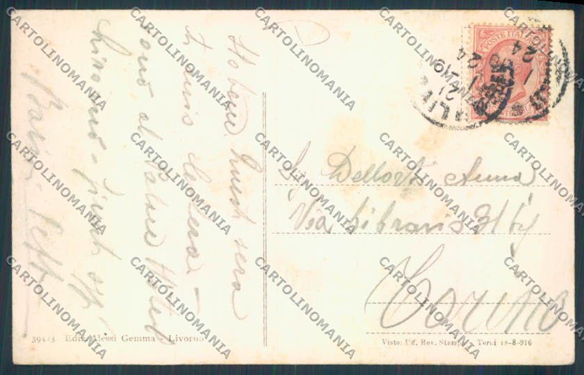Livorno città cartolina MQ3129 – retro
