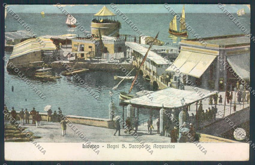 Livorno città Alterocca ABRASA cartolina MQ3138 – fronte