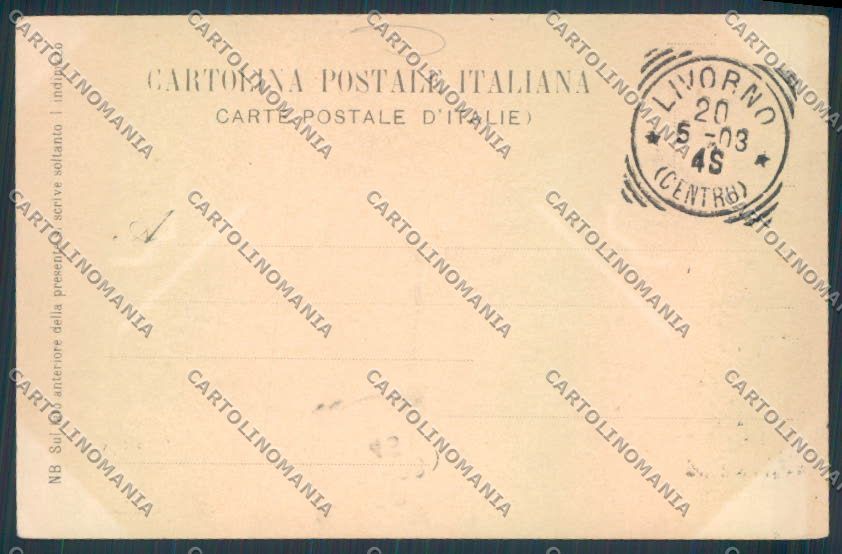 Livorno città cartolina MQ3144 – retro