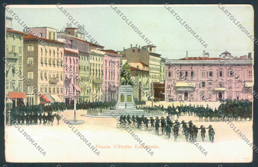 Livorno città Bersaglieri cartolina MQ3166 – fronte