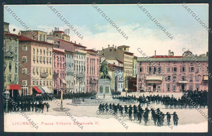 Livorno città Bersaglieri cartolina MQ3167 – fronte