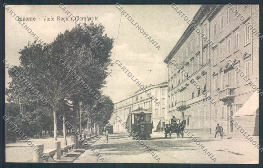 Livorno città Tram cartolina MQ3175 – fronte