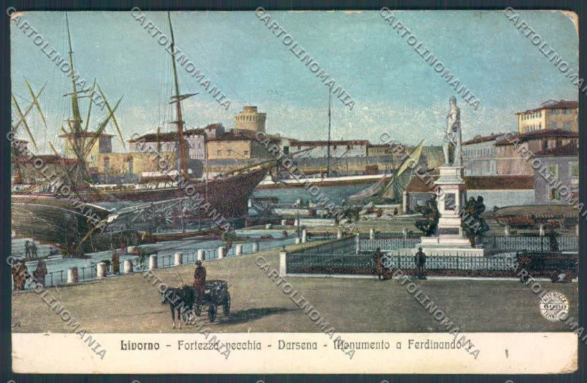 Livorno città Alterocca SCOLLATA cartolina MQ3181 – fronte