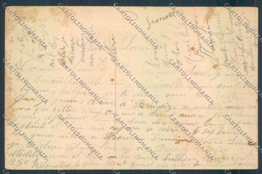 Livorno città Alterocca SCOLLATA cartolina MQ3181 – retro