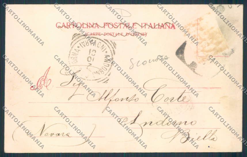 Livorno città SCOLLATA cartolina MQ3182 – retro