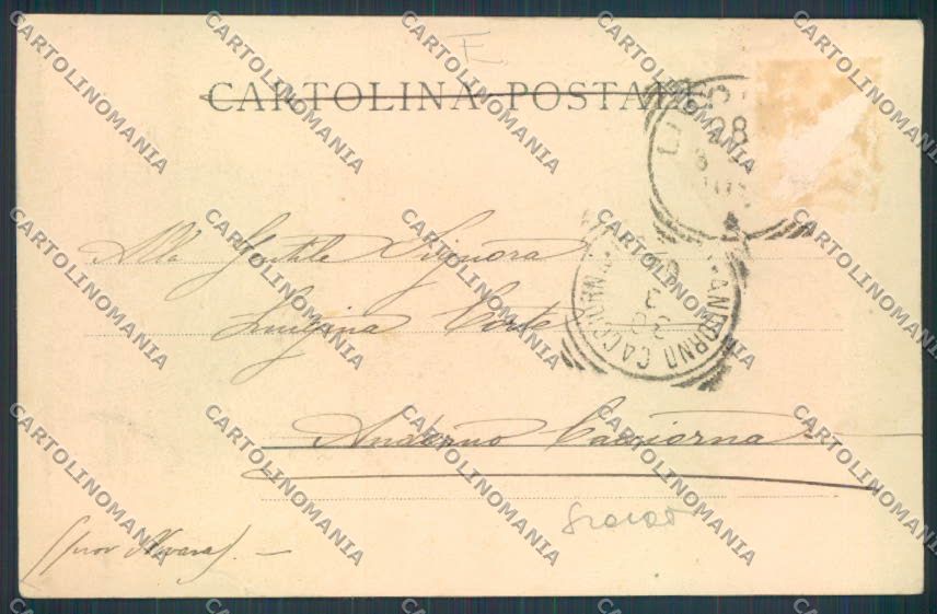 Livorno città SCOLLATA cartolina MQ3184 – retro