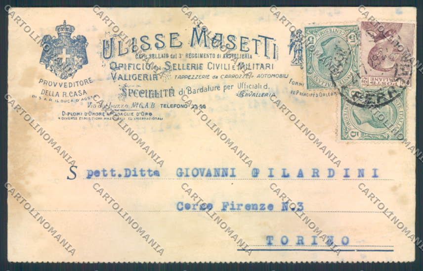 Bologna città Commerciale PIEGHINE cartolina MQ3186 – fronte
