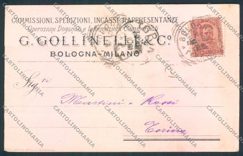 Bologna città Commerciale cartolina MQ3199 – fronte