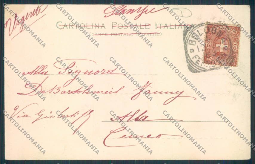 Bologna città cartolina MQ3206 – retro