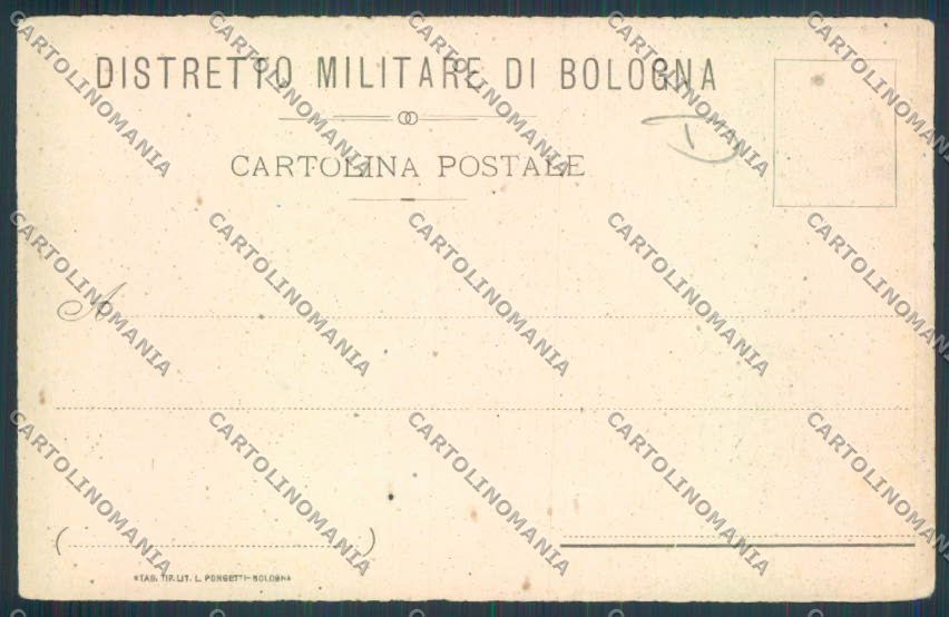 Bologna Distretto Militare cartolina MQ3236 – retro