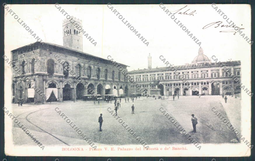 Bologna città PIEGHINE cartolina MQ3243 – fronte