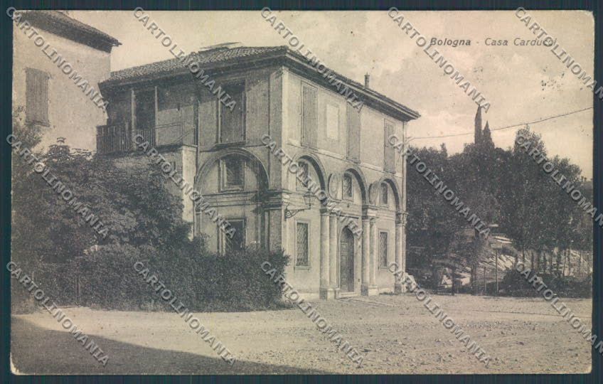 Bologna città Casa Carducci cartolina MQ3248 – fronte