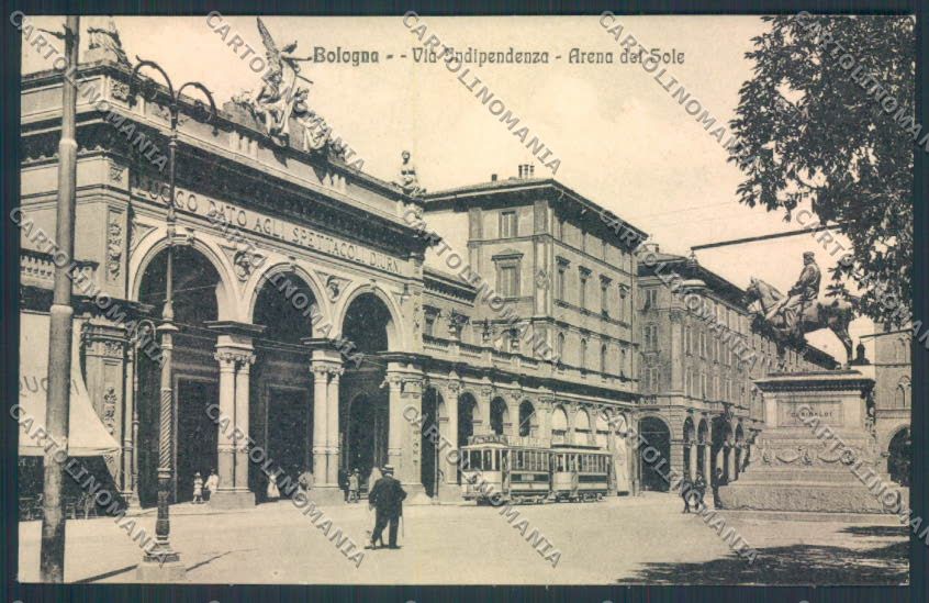 Bologna città Tram Garibaldi cartolina MQ3253 – fronte