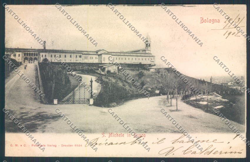 Bologna San Michele Bosco cartolina MQ3254 – fronte