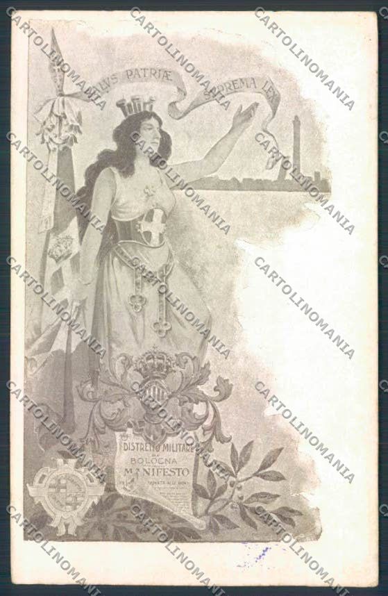 Bologna Distretto Militare cartolina MQ3260 – fronte