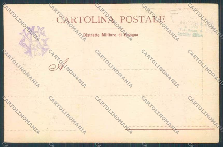 Bologna Distretto Militare cartolina MQ3260 – retro