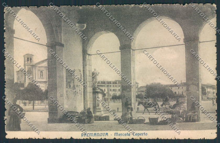 Udine Palmanova Mercato cartolina MQ3356 – fronte