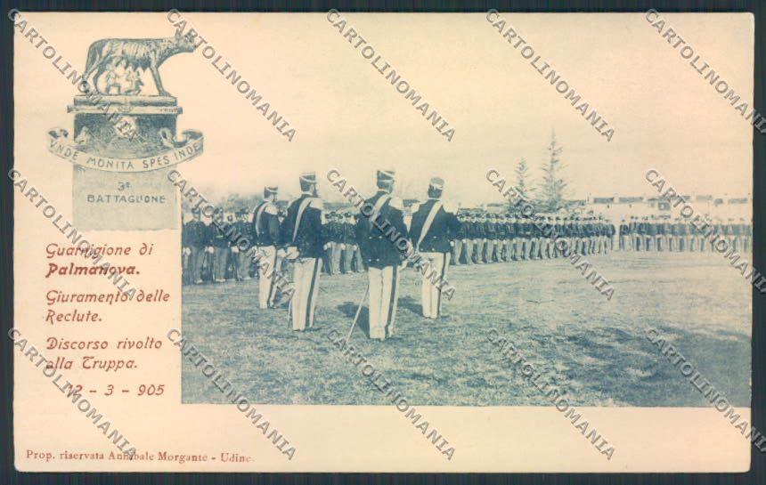 Udine Palmanova cartolina MQ3361 – fronte