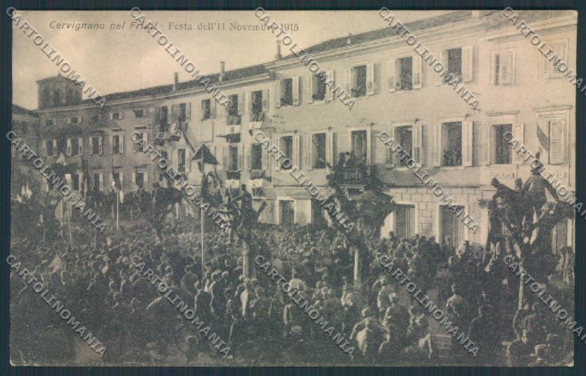 Udine Cervignano del Friuli cartolina MQ3365 – fronte
