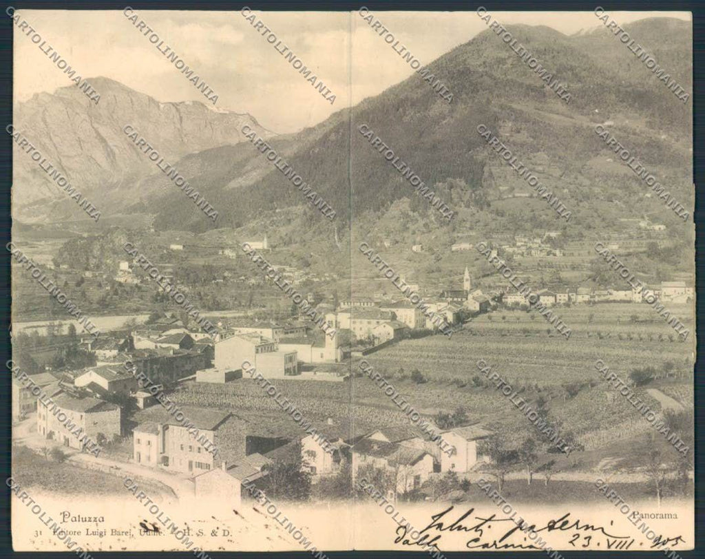 Udine Paluzza Doppia cartolina MQ3367 – fronte