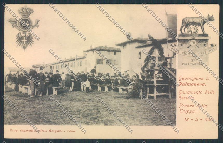 Udine Palmanova cartolina MQ3368 – fronte