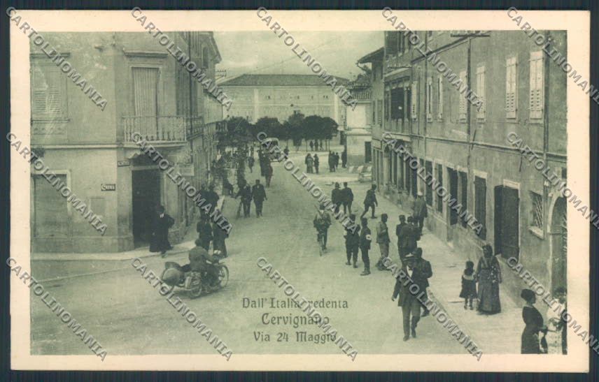 Udine Cervignano del Friuli cartolina MQ3377 – fronte