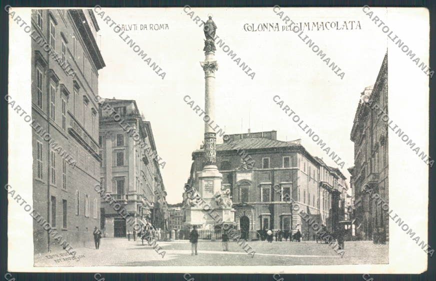 Roma città Colonna Immacolata cartolina MQ3440 – fronte