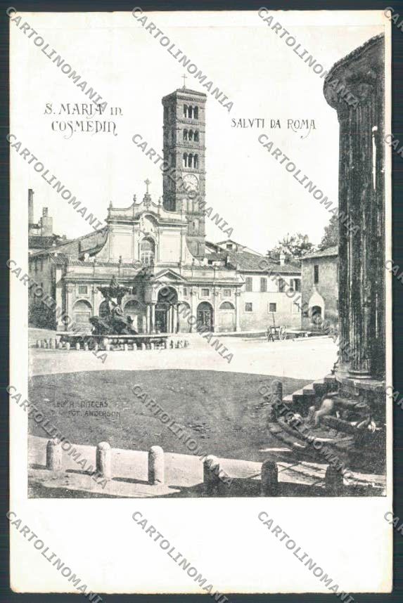 Roma città Santa Maria Cosmedin cartolina MQ3444 – fronte