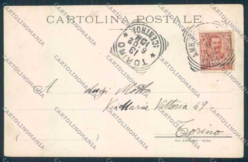 Roma città palazzo Farnese cartolina MQ3445 – retro