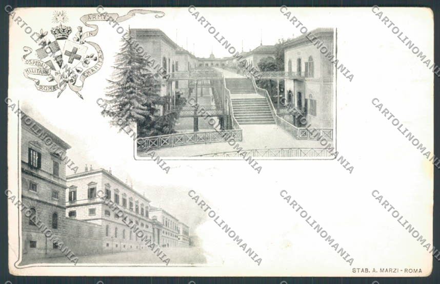 Roma città Ospedale Militare cartolina MQ3468 – fronte
