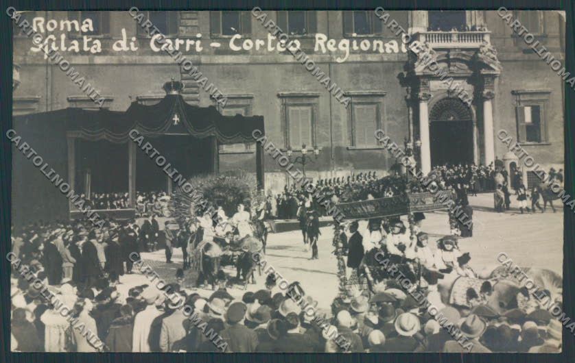 Roma città Corteo Regionale Foto cartolina MQ3475 – fronte