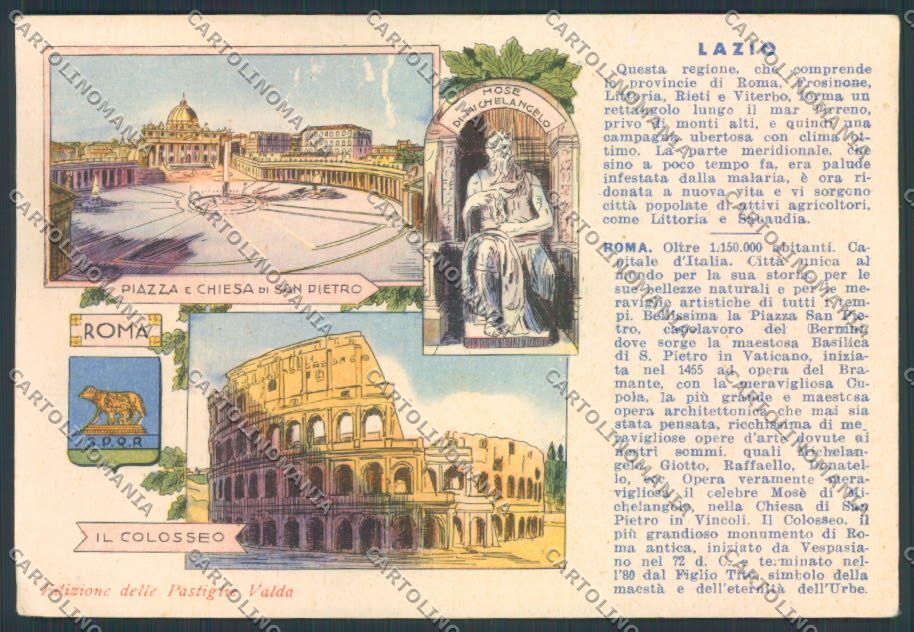 Roma città Pubblicitaria FG cartolina MQ3486 – fronte
