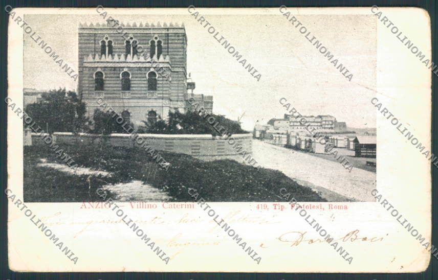 Roma Anzio PIEGHINE cartolina MQ3492 – fronte