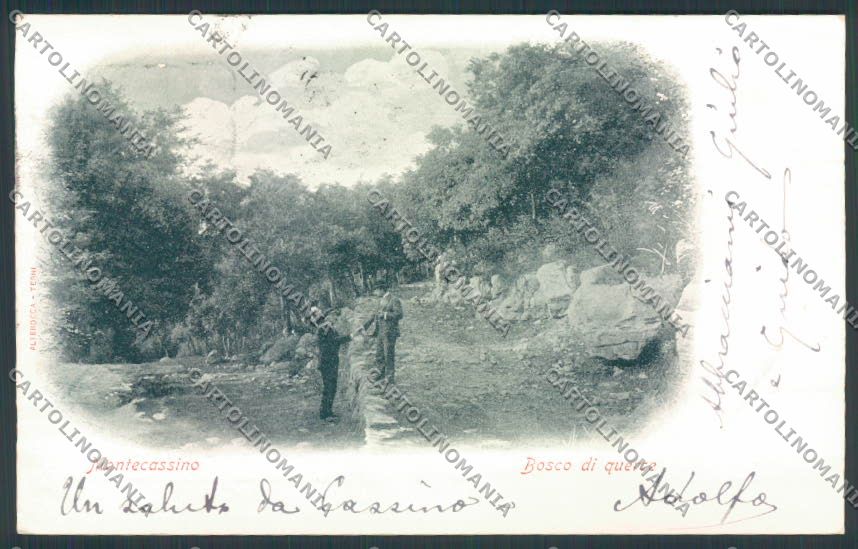 Frosinone Montecassino cartolina MQ3494 – fronte