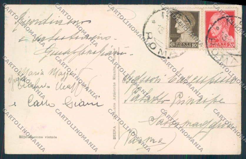 Roma Nemi cartolina MQ3499 – retro