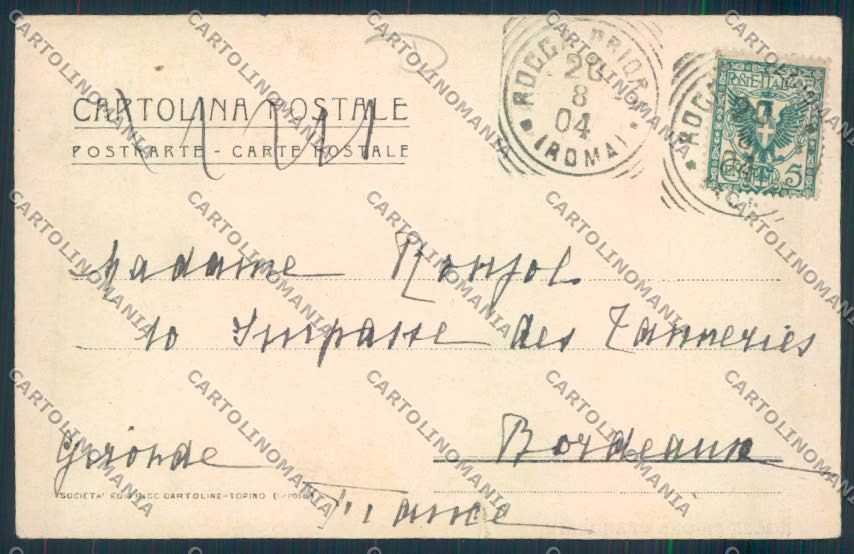 Roma Rocca Priora STRAPPO cartolina MQ3501 – retro