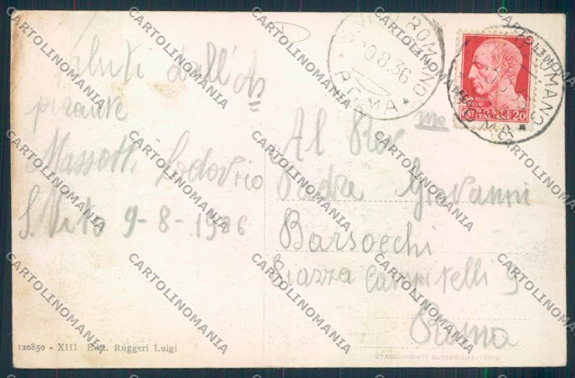 Roma San Vito Romano cartolina MQ3508 – retro
