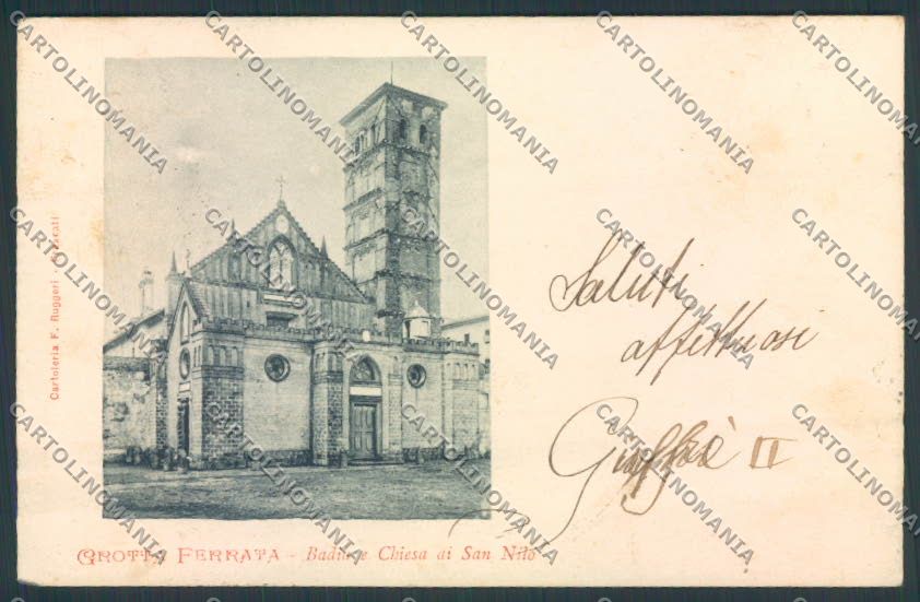 Roma Grottaferrata cartolina MQ3512 – fronte