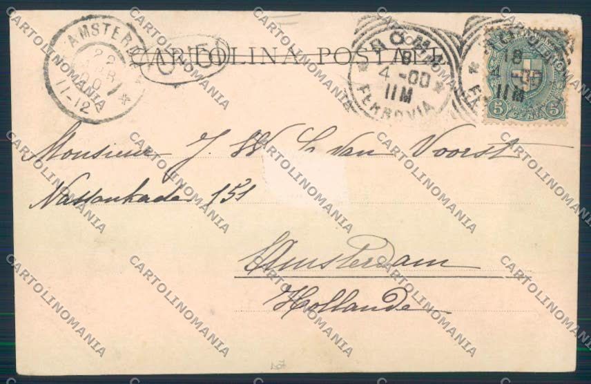 Roma Tomba Metella ABRASA cartolina MQ3533 – retro