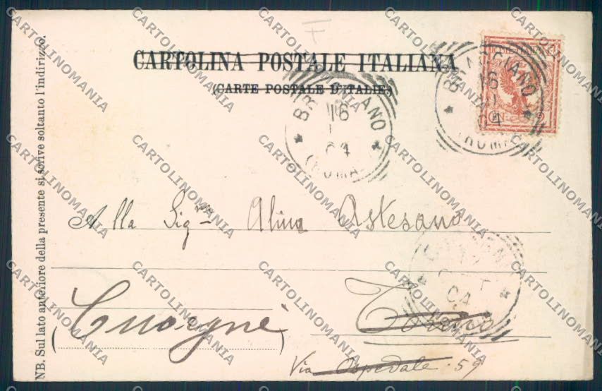 Roma Bracciano cartolina MQ3546 – retro
