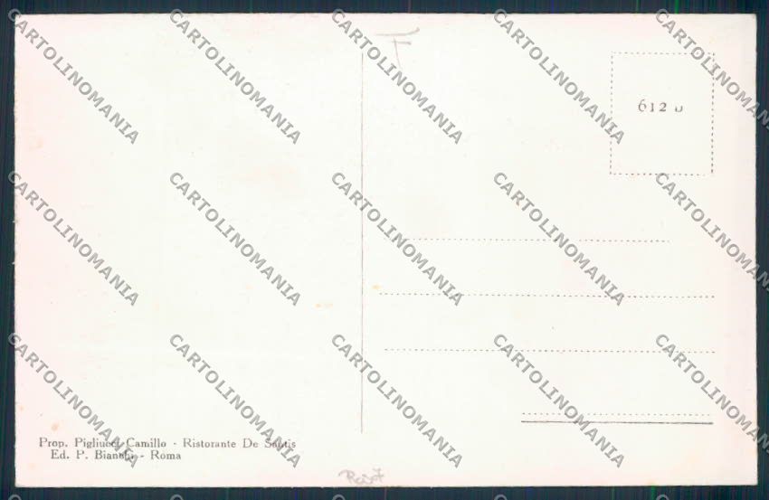 Roma Nemi cartolina MQ3548 – retro