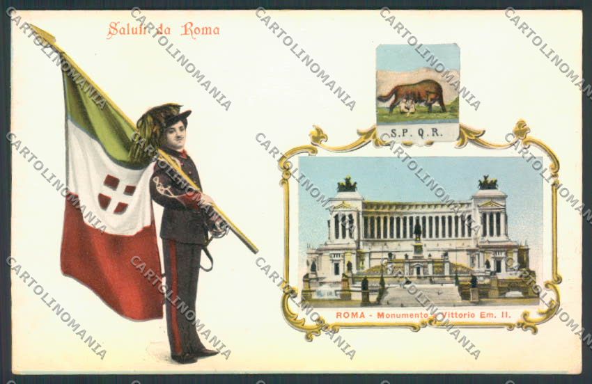Roma Saluti da cartolina MQ3556 – fronte