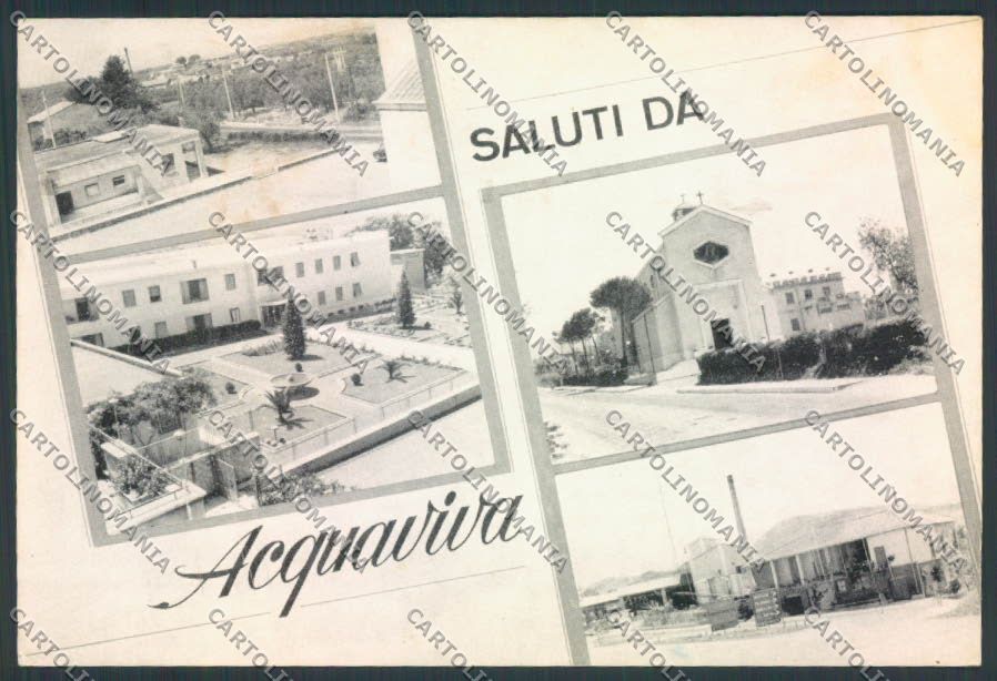 Roma Acquaviva Saluti da FG cartolina MQ3582 – fronte