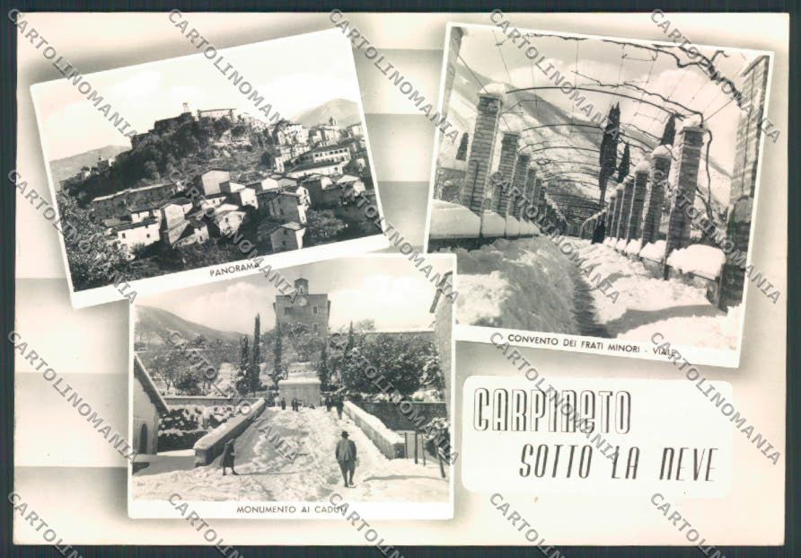 Roma Carpineto Foto FG cartolina MQ3583 – fronte
