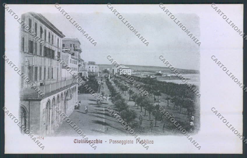 Roma Civitavecchia cartolina MQ3598 – fronte